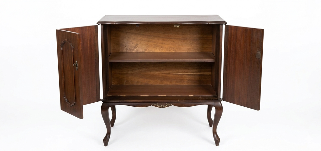 Vintage-inspired Wooden Credenza