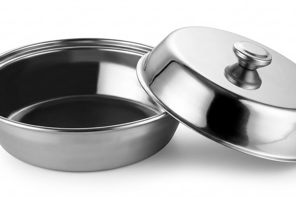 Stainless Steel Serving Bowls with Lids