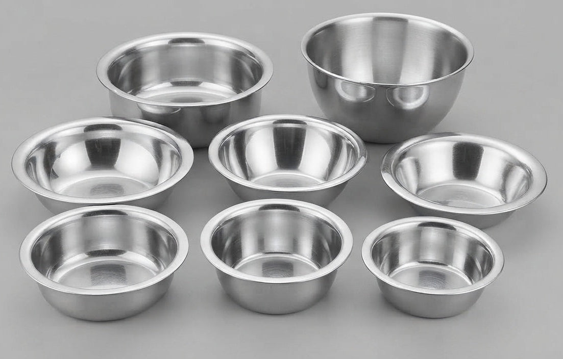 8-Piece Stainless Steel Bowl Set