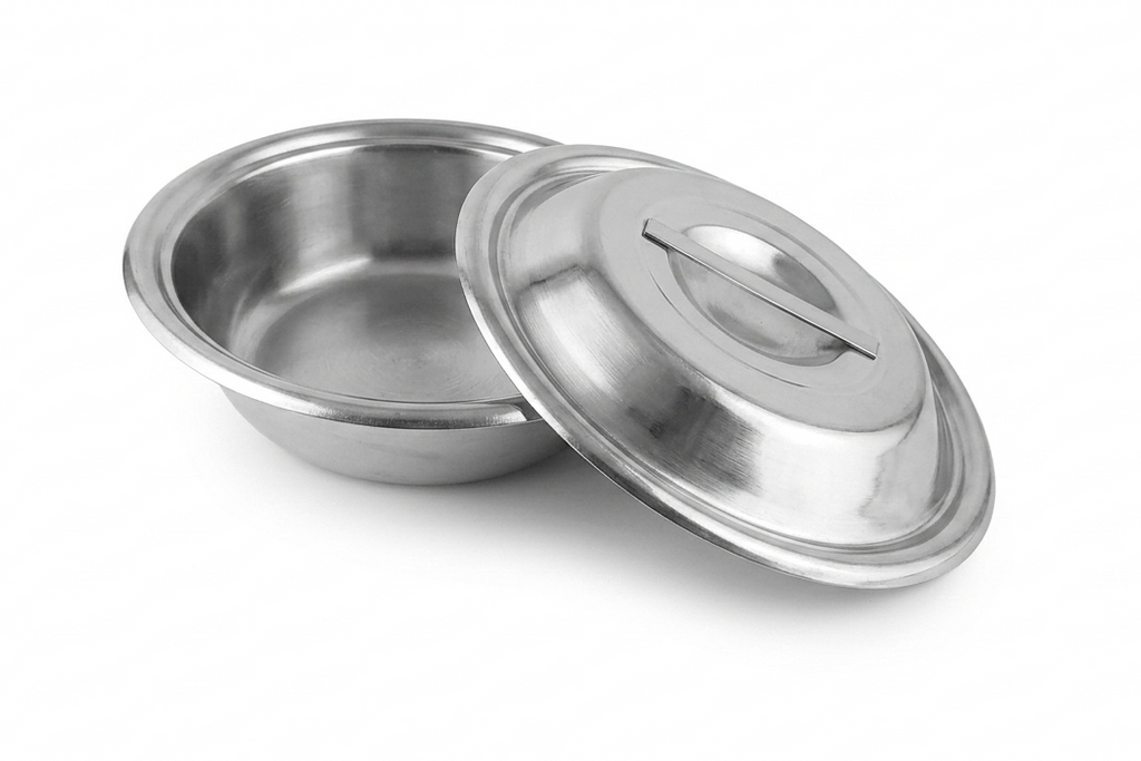 Stainless Steel Serving Bowls with Lids