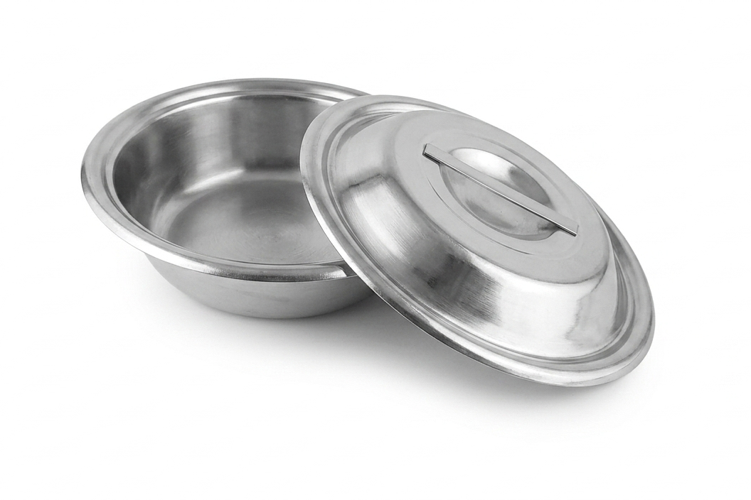 Stainless Steel Serving Bowls with Lids