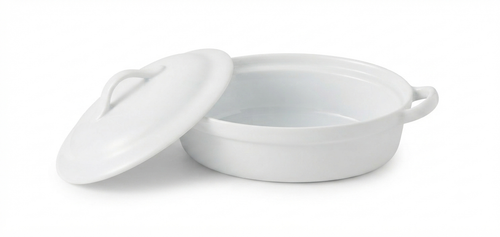Ceramic Oval Casserole Dish with Lid