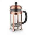Copper-Accented Glass French Press
